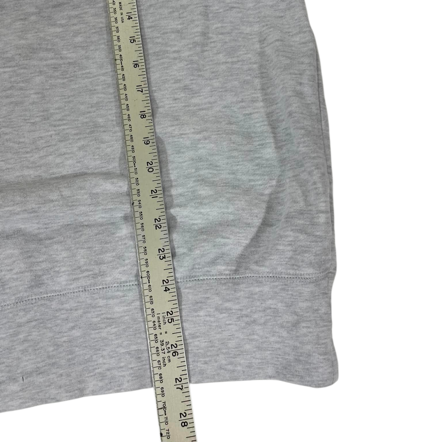 VINTAGE EMBROIDERED INDIANA UNIVERSITY GREY CREWNECK SWEATSHIRT (L)