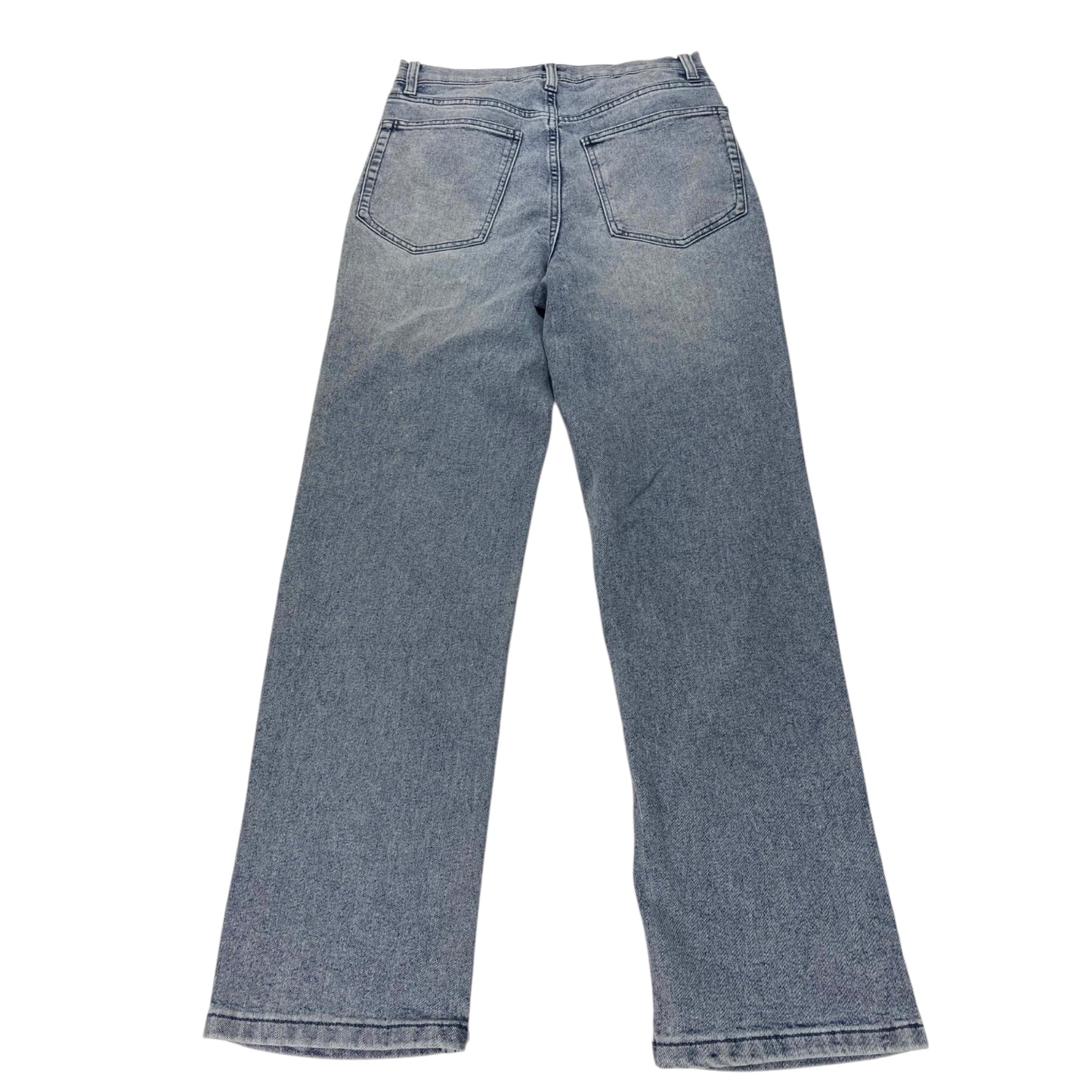 Y2K BLUE WITH SILVER GLITTERS JEANS (28)
