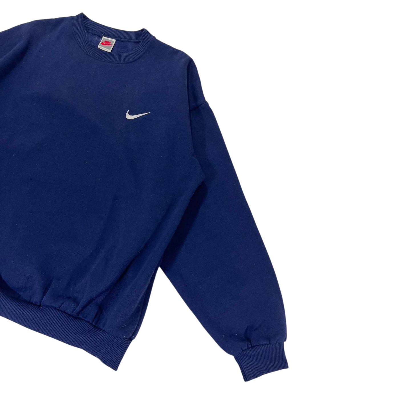 VINTAGE NIKE NAVY BLUE CREWNECK SWEATSHIRT (M)