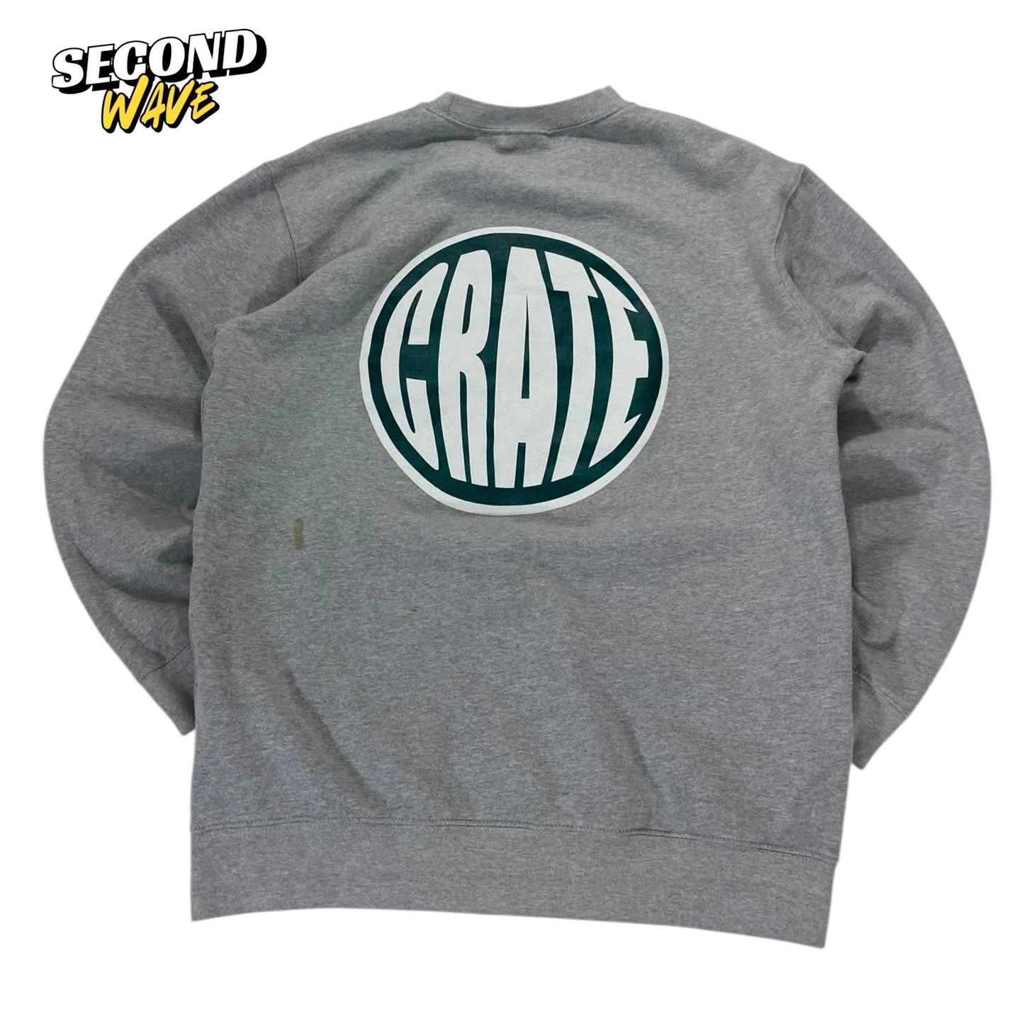 CRATE GREY CREWNECK SWEATSHIRT (M)