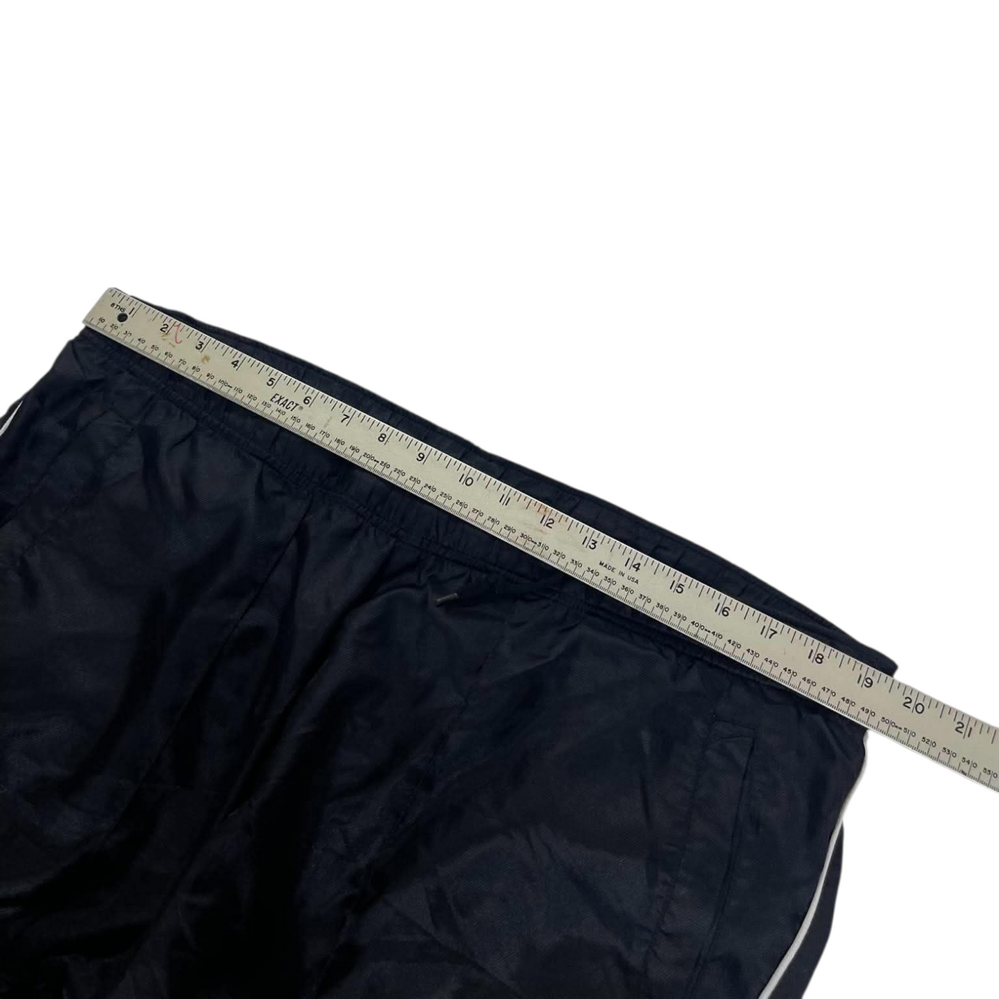 VINTAGE NIKE BLACK/WHITE TRACK PANTS¹⁰ (XL)