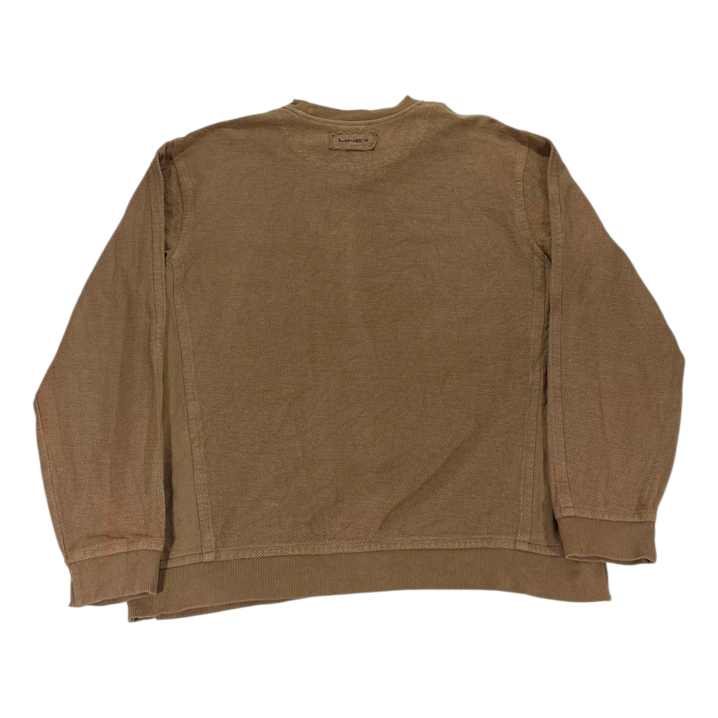 VINTAGE LINE 7 BROWN CANVAS WORKWEAR SWEATSHIRT (M-L)