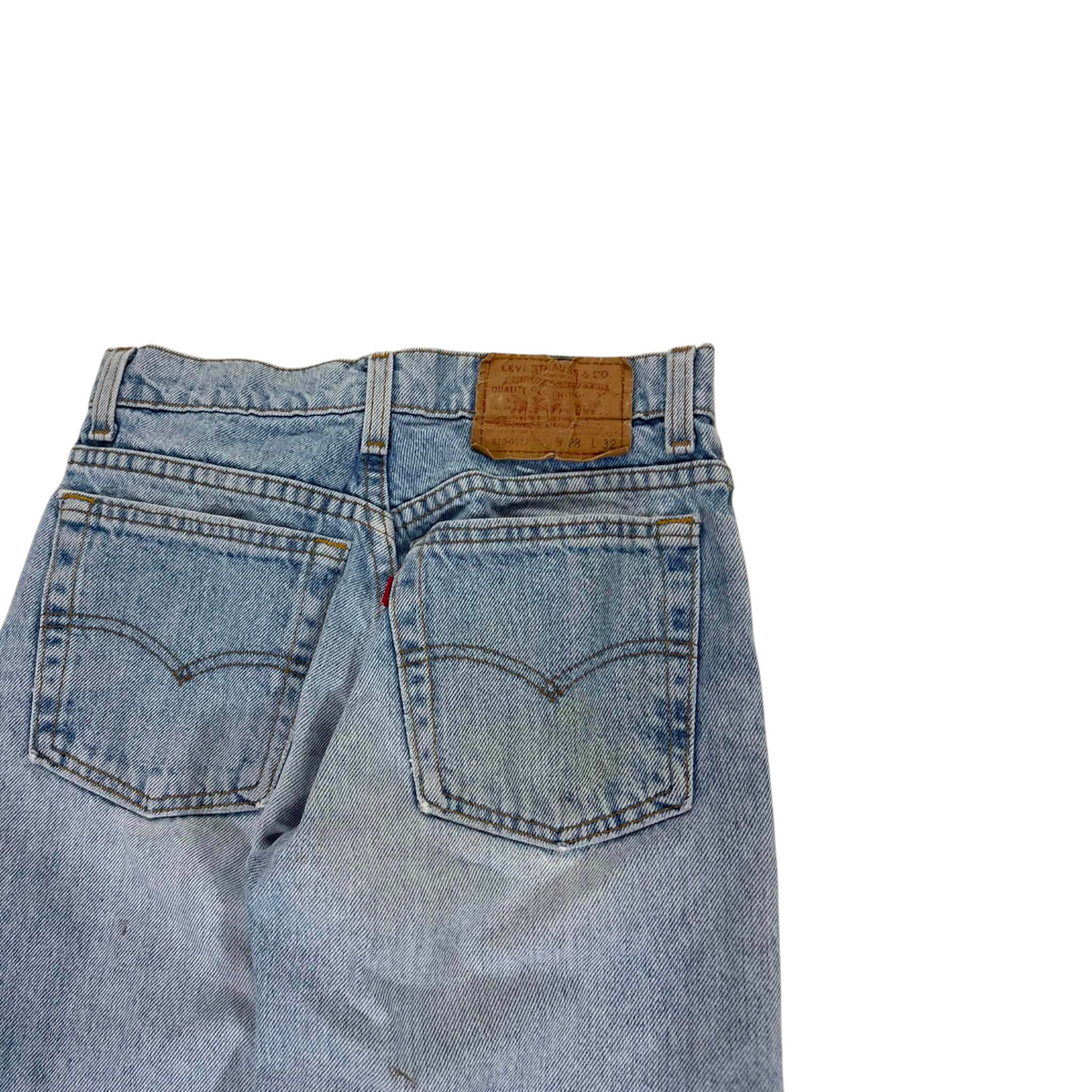 LEVI'S WASH DENIM PANTS (26/28)