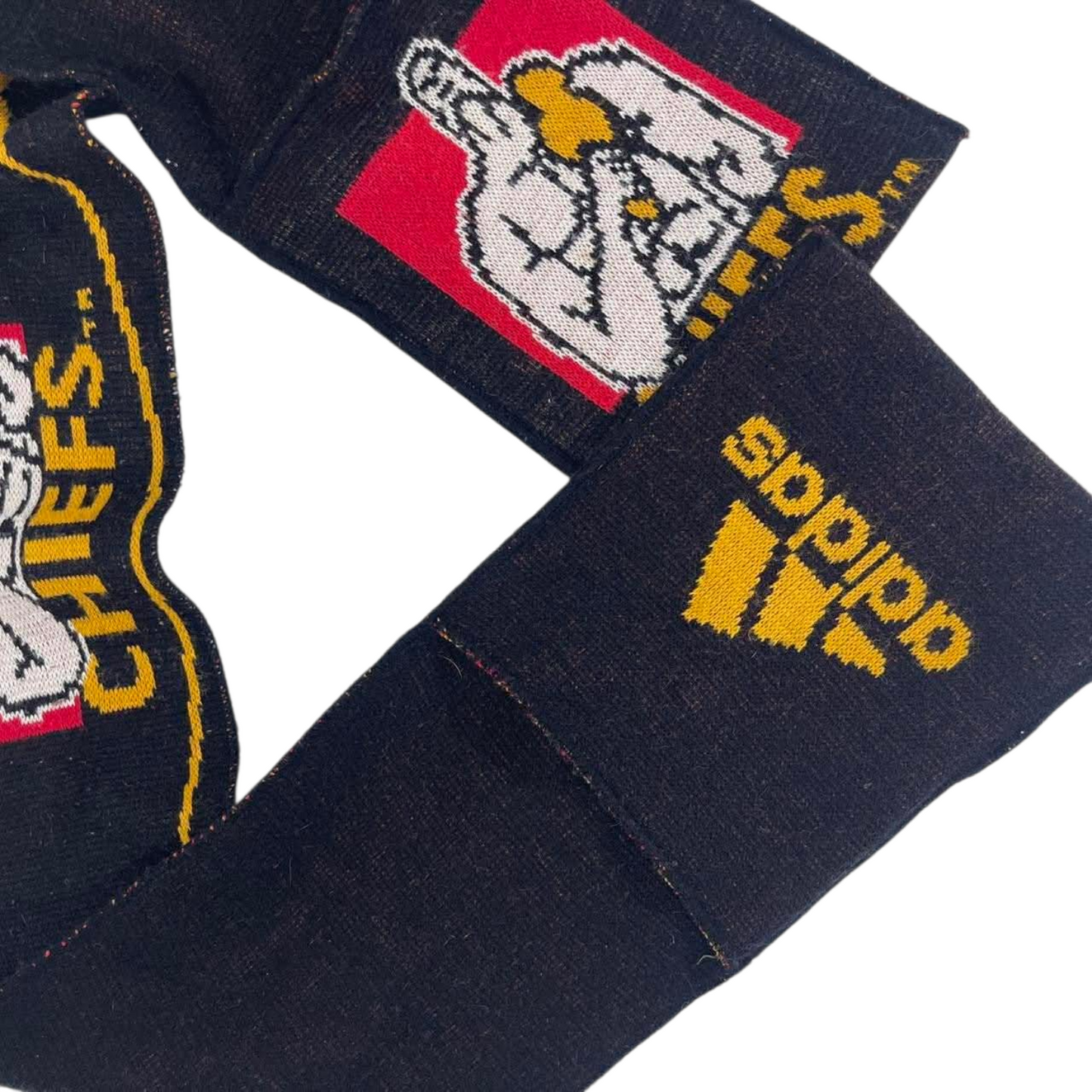 ADIDAS CHIEFS BLACK & RED SCARF