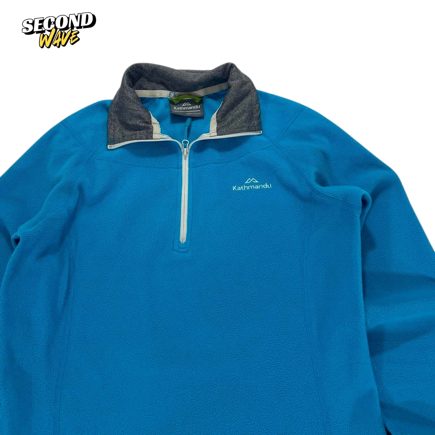 KATHMANDU BLUE FLEECE QUARTER ZIP (S)
