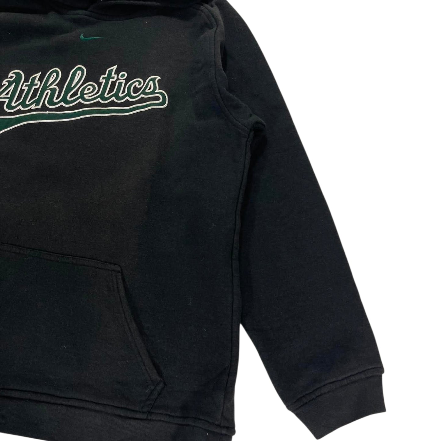 VINTAGE NIKE BLACK OAKLAND ATHLETICS HOODIE (M)