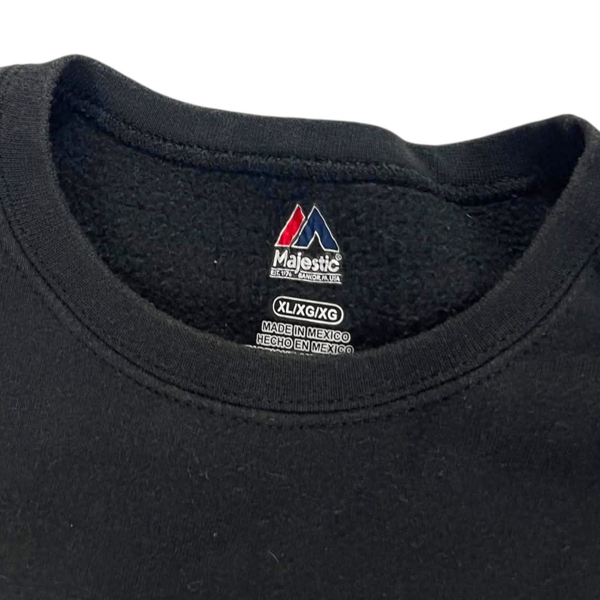 NFL OAKLAND RAIDERS BLACK CREWNECK (XL)