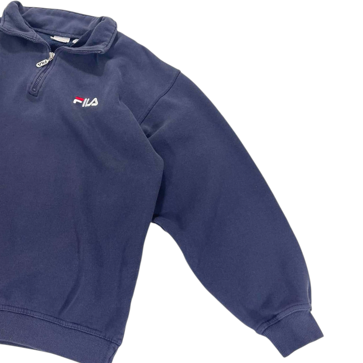 VINTAGE FILA BLUE QUARTER ZIP (L)