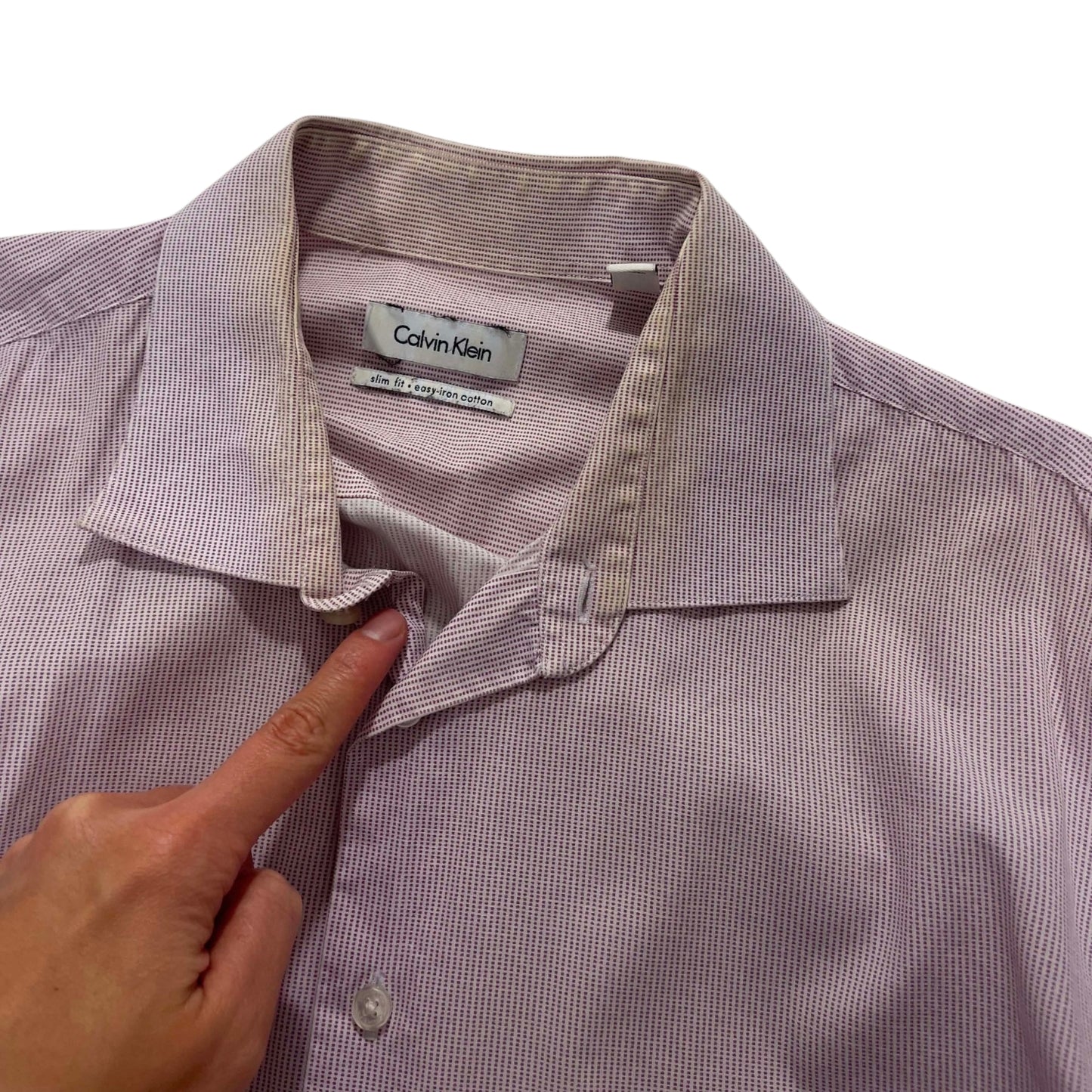 CALVIN KLEIN POLO LONGSLEEVE (XL)