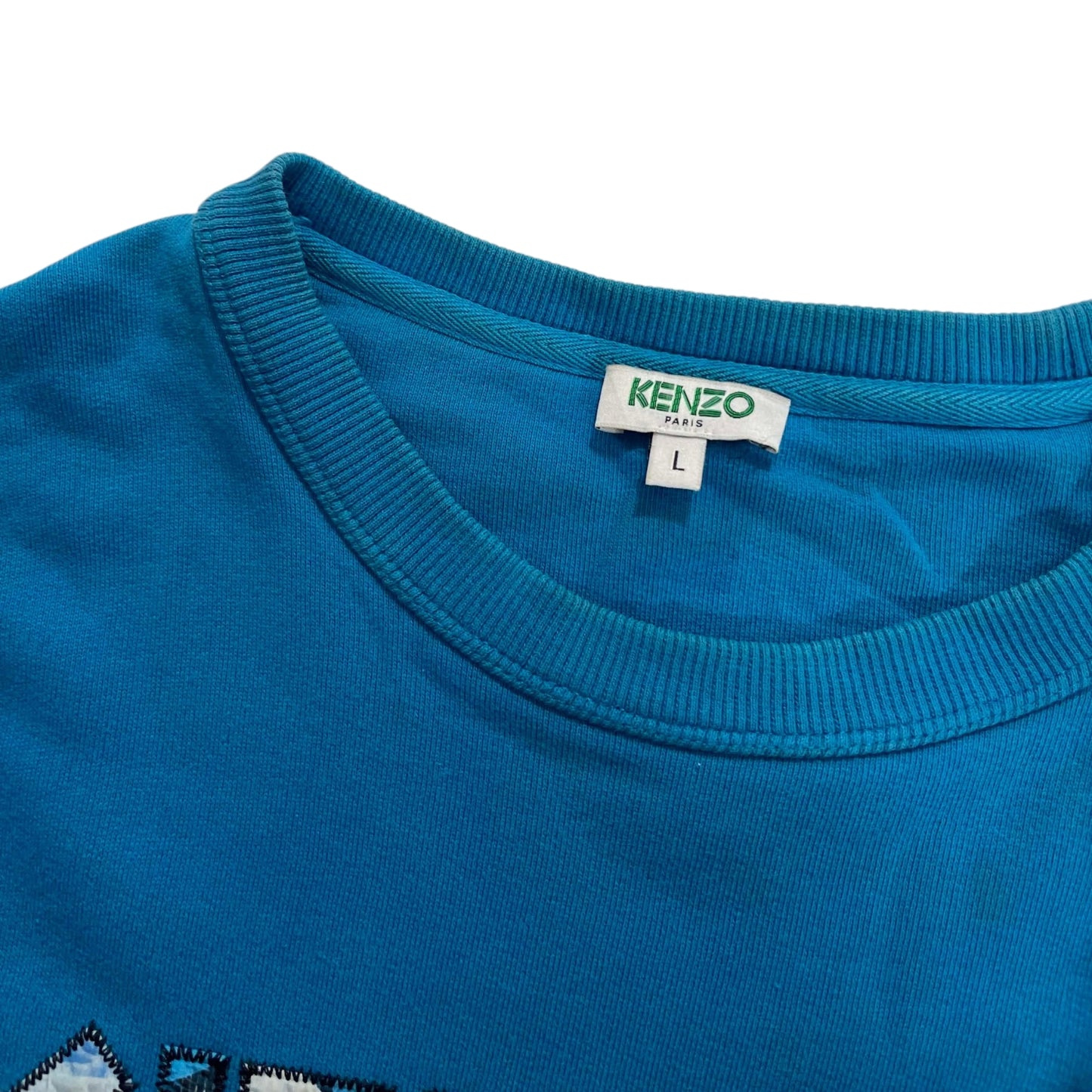 KENZO PARIS BLUE SWEATSHIRT (L)