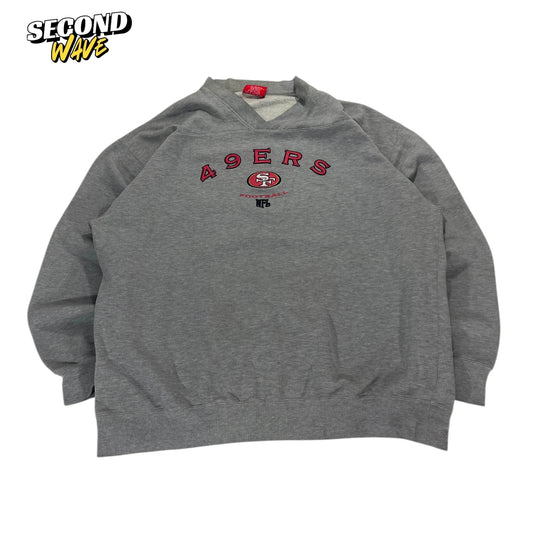 90S SAN FRANCISCO 49ERS GRAY CREWNECK (XXL)
