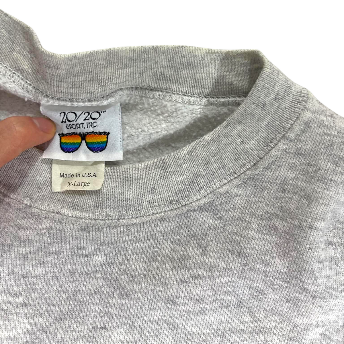 90S STANFORD GRAY CREWNECK (BEST FIT LARGE)