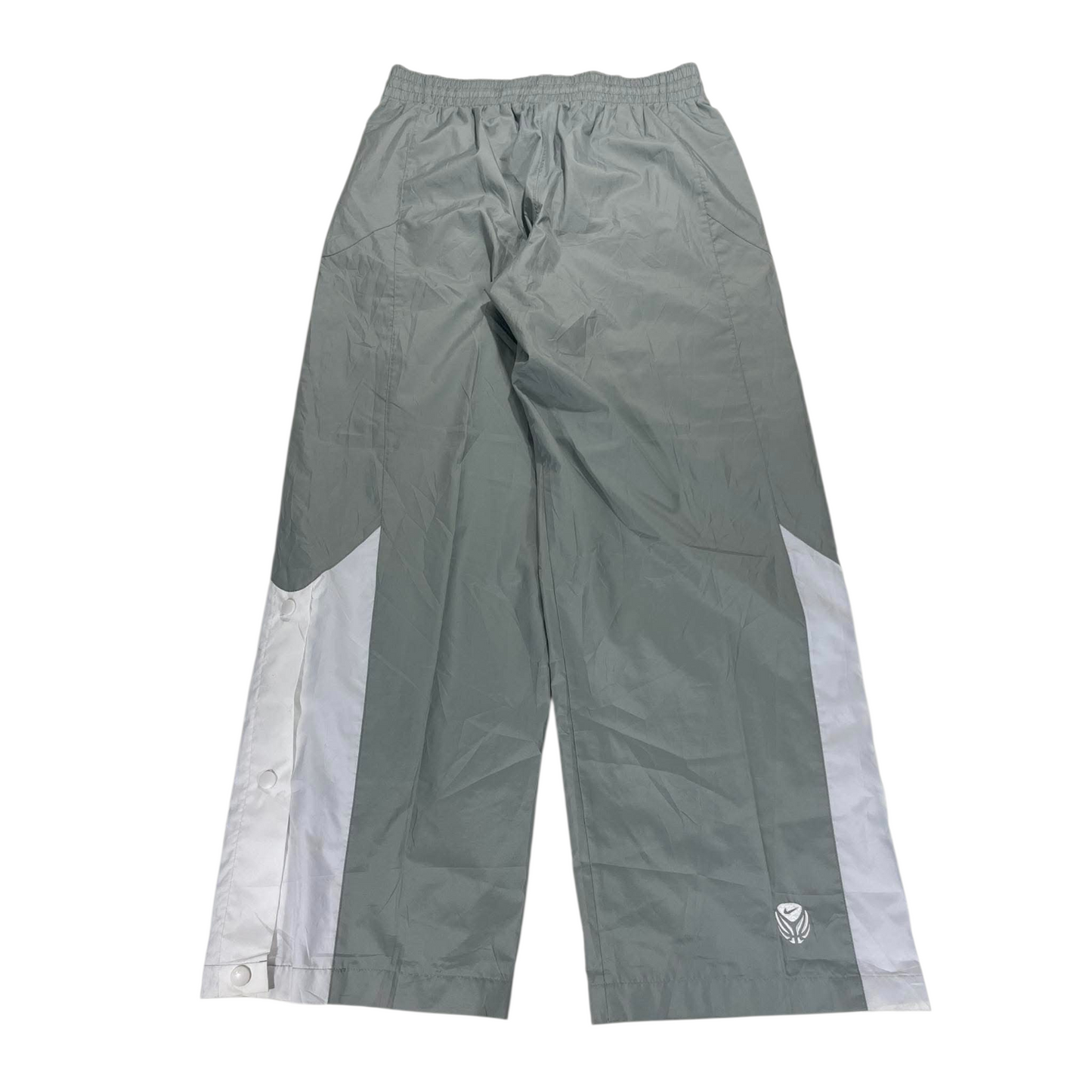 VINTAGE NIKE GREY AND WHITE TRACK PANTS (XL) ¹¹