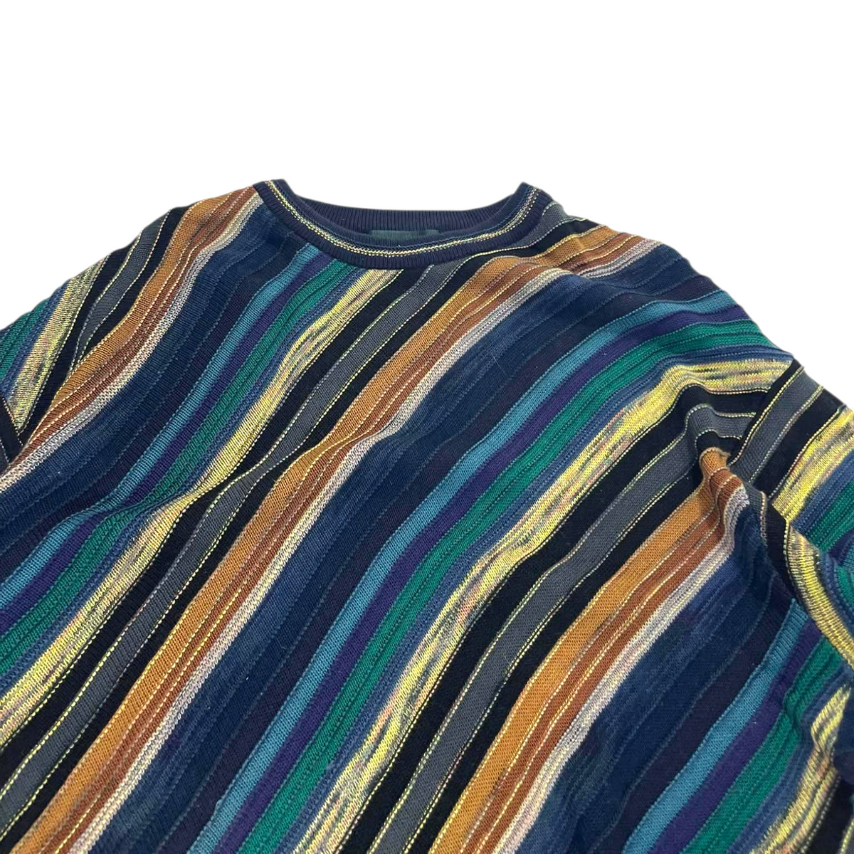 90S TUNDRA STRIPED SWEATER (XL)