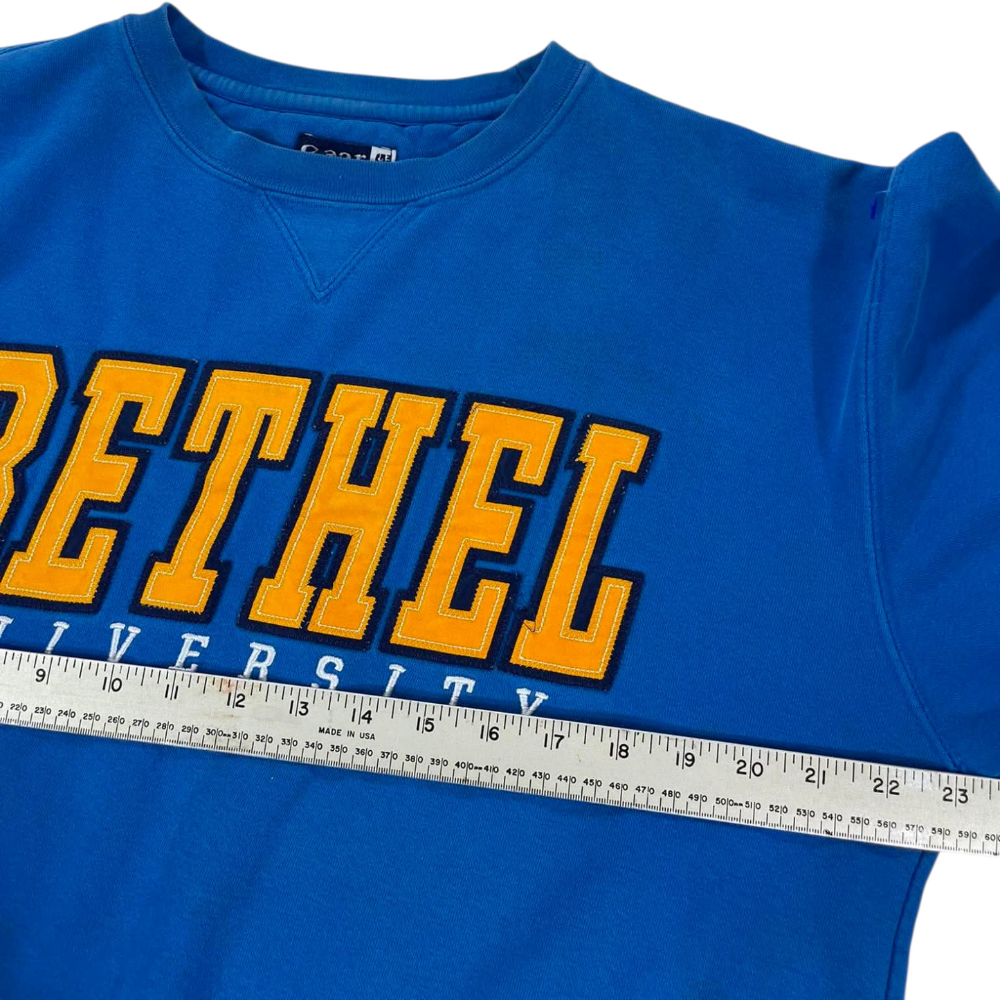 BETHEL UNIVERSITY BLUE CREWNECK (M)