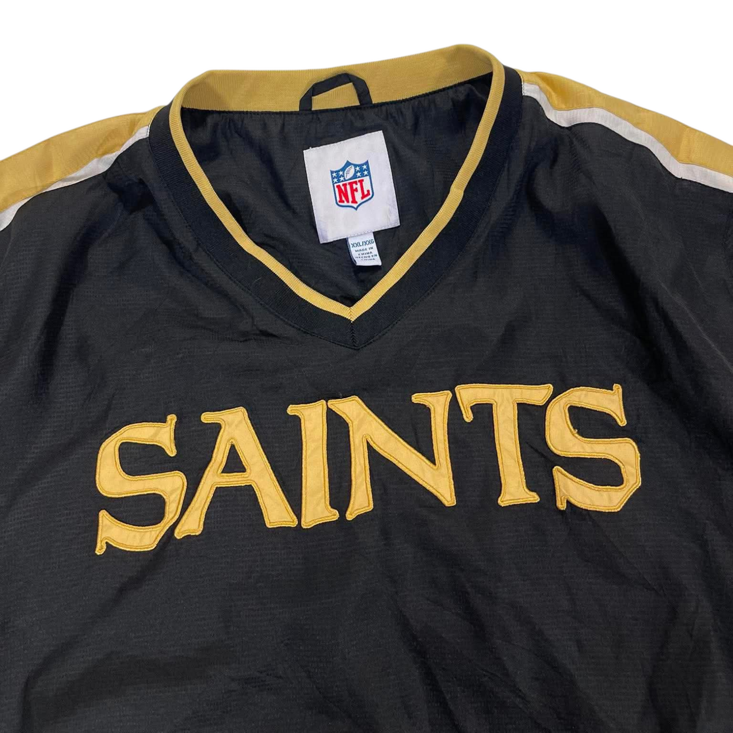 SAINTS NFL BLACK SWEATSHIRT (XXL)