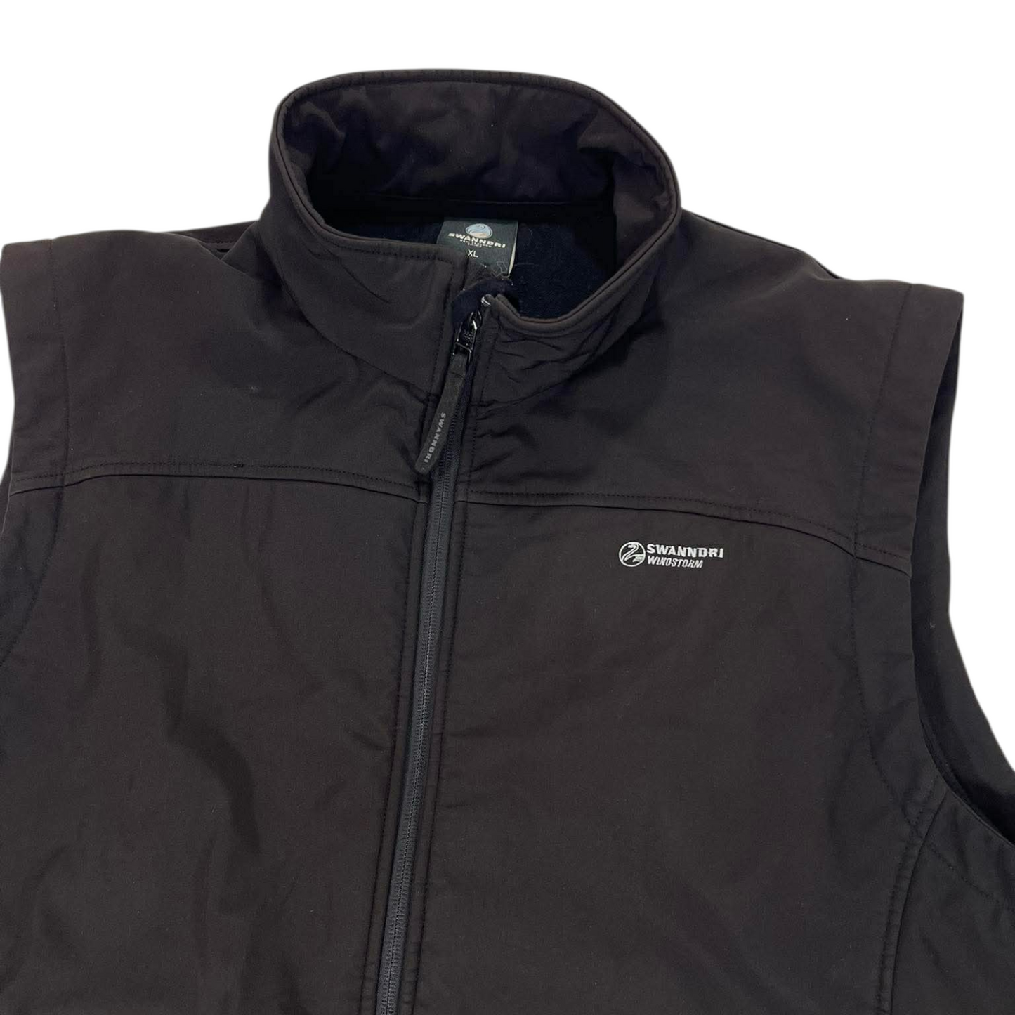 SWANNDRI BLACK WINDSTORM VEST (XL)
