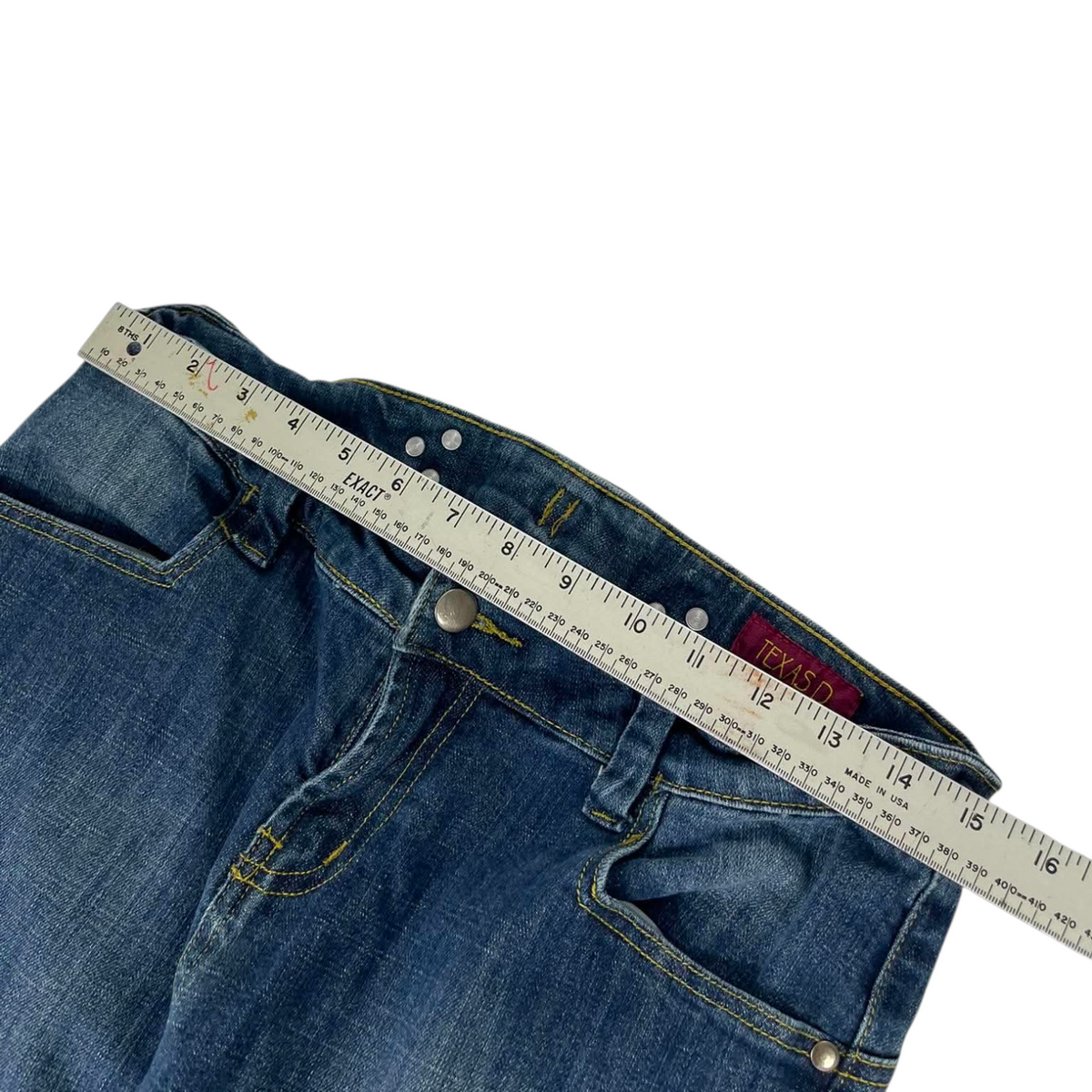Y2K TEXAS D LOW RISE FLARE JEANS (10)