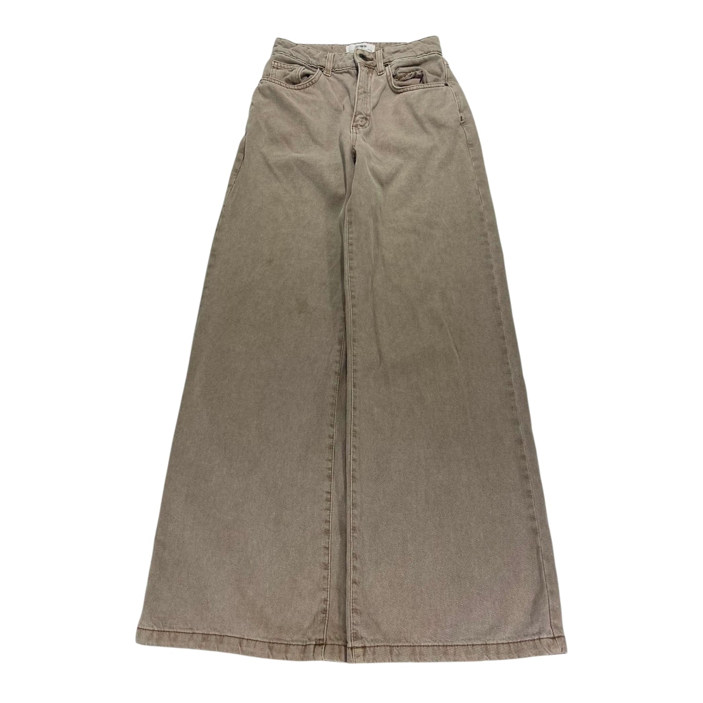 WOMENS COTTON ON BROWN WIDE LEG (24)