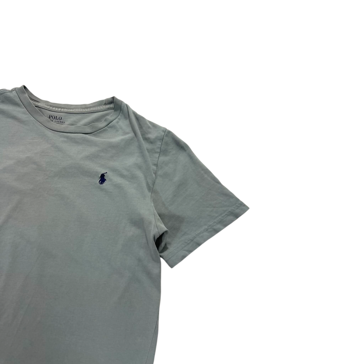 POLO RALPH LAUREN GRAY T-SHIRT (FITS LIKE SMALL)
