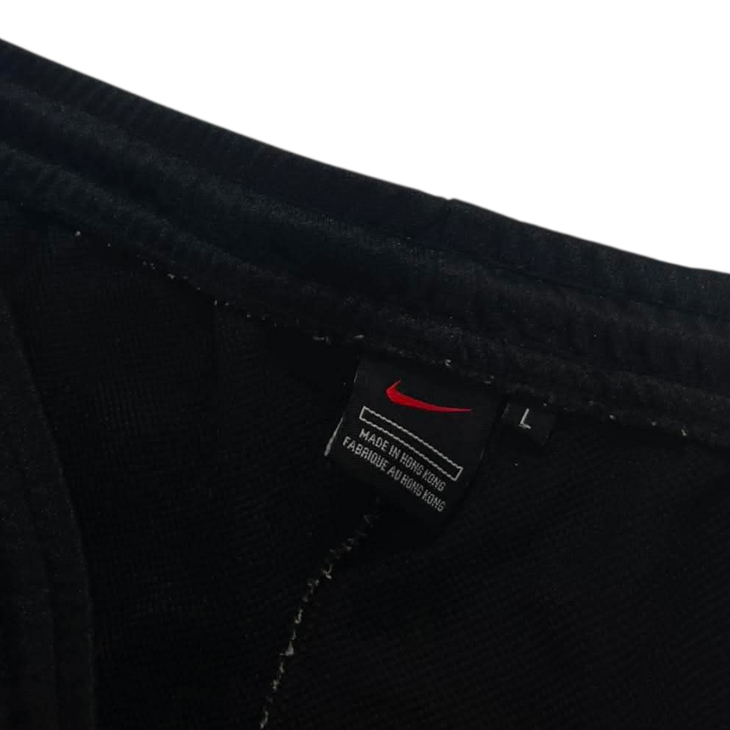 NIKE BLACK & WHITE TRACK PANTS ⁴ (L)