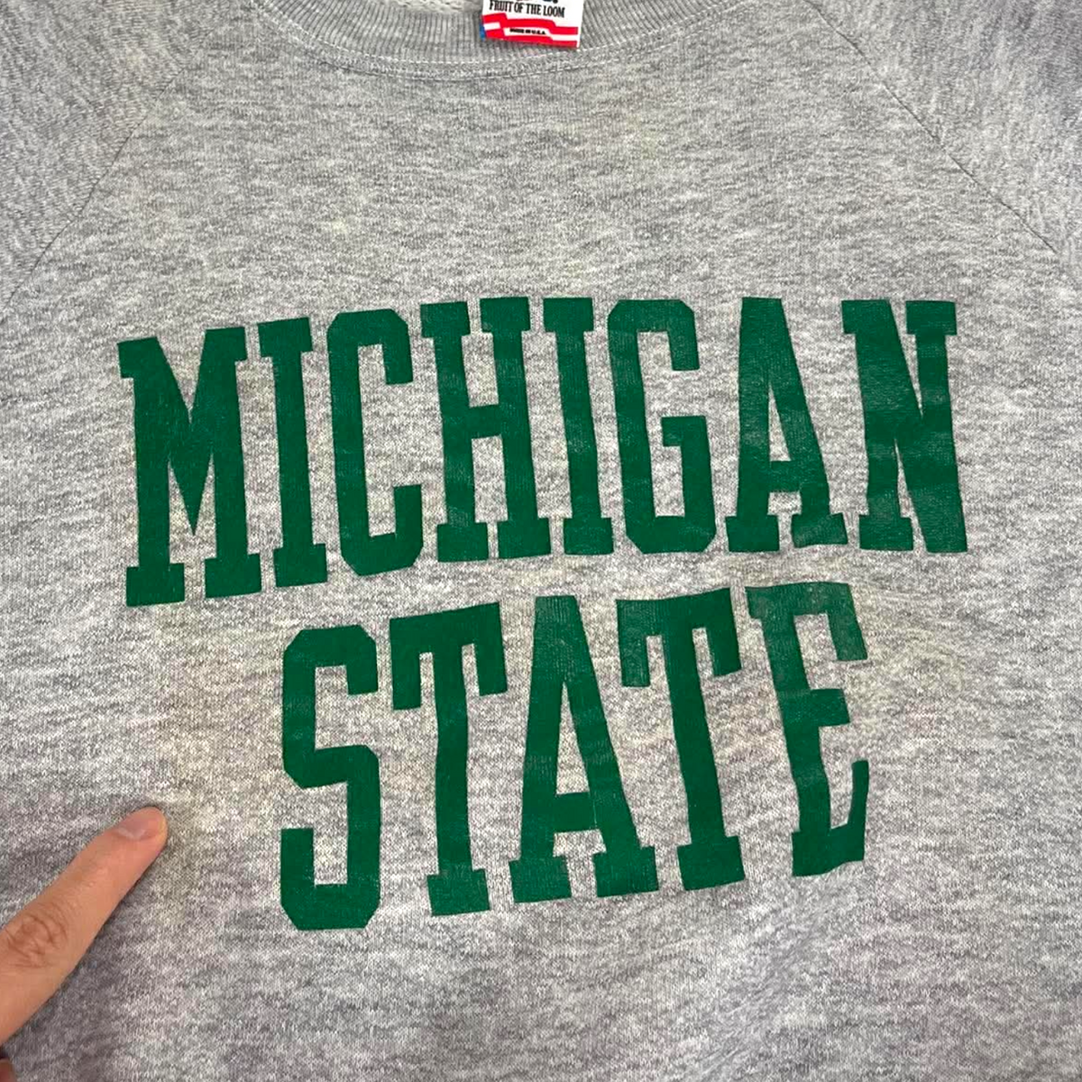 90S MICHIGAN STATE CREWNECK (M)