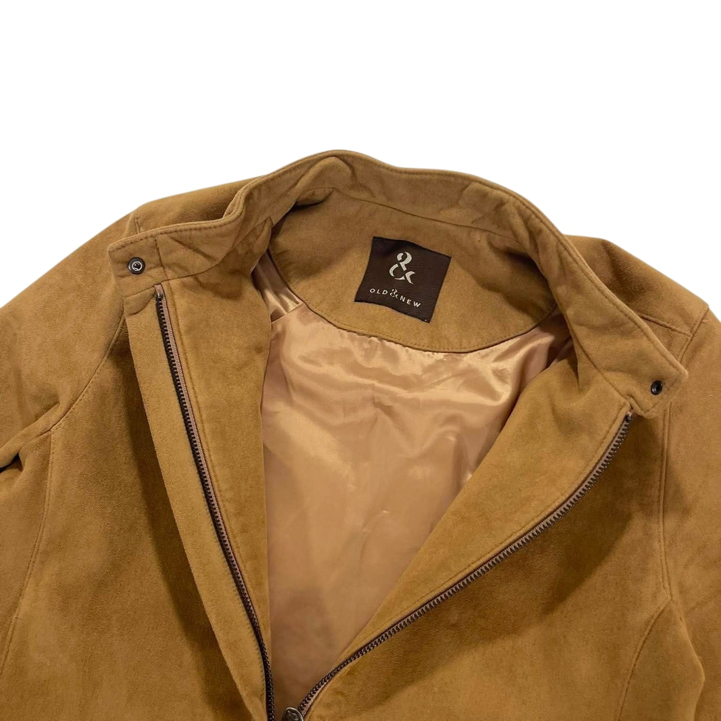 BROWN SUEDE JACKET (M)