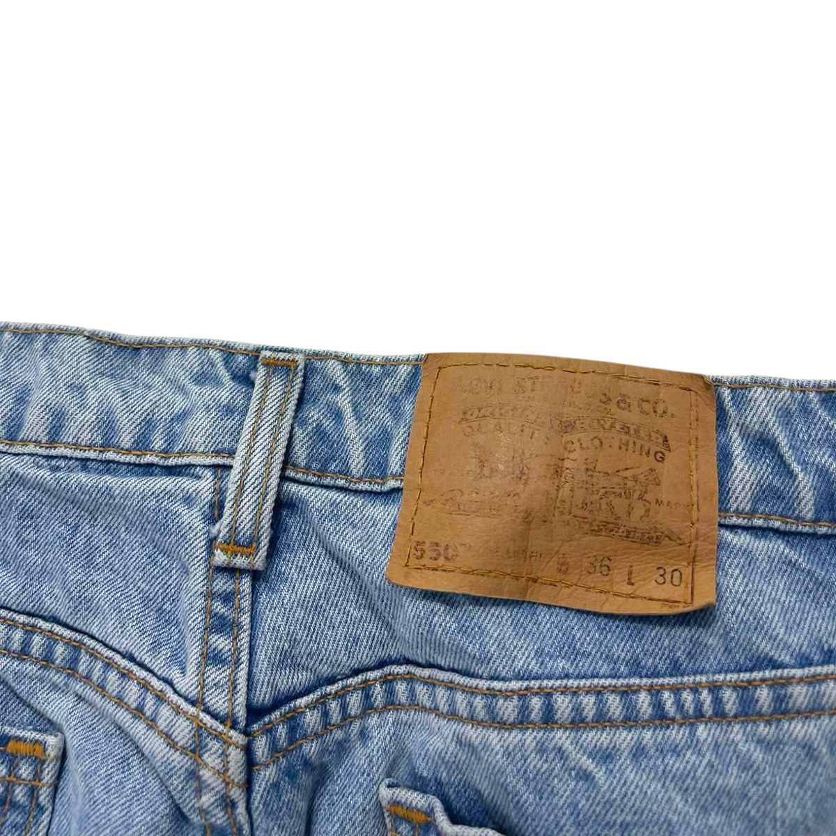 90S LEVI'S 550 BAGGY JEANS (36 / 32")