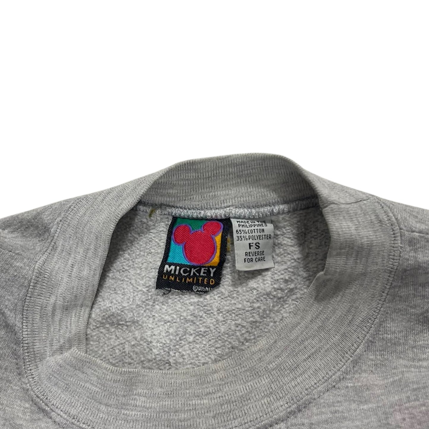 VINTAGE DISNEY GREY PINOCCHIO CREWNECK (M)