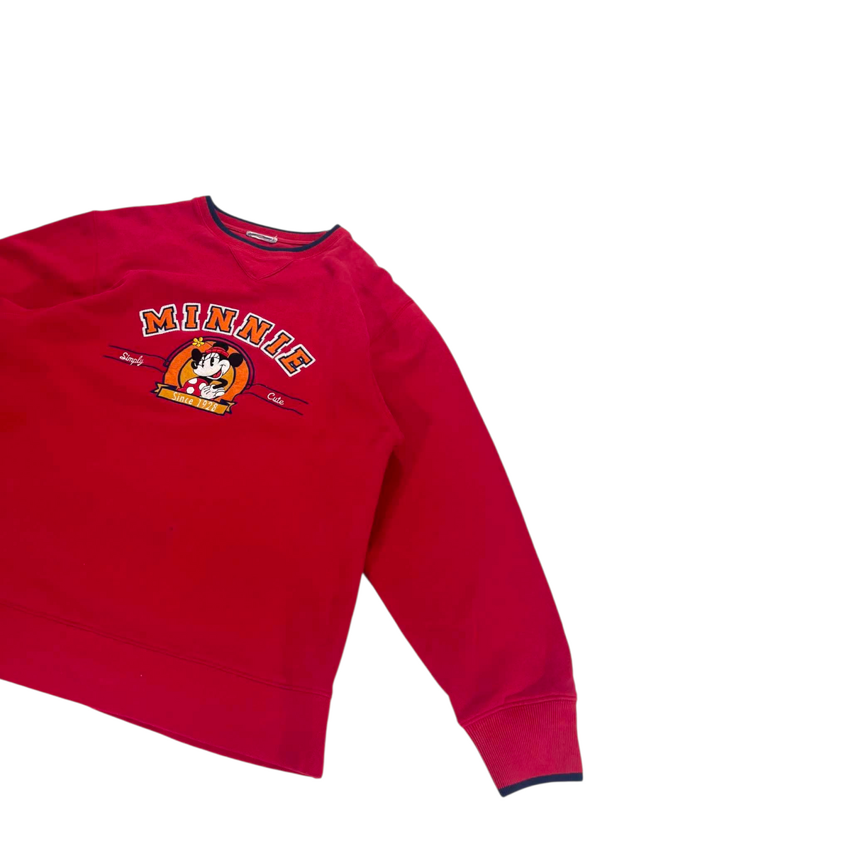VINTAGE DISNEY MINNIE MOUSE RED CREWNECK (L)