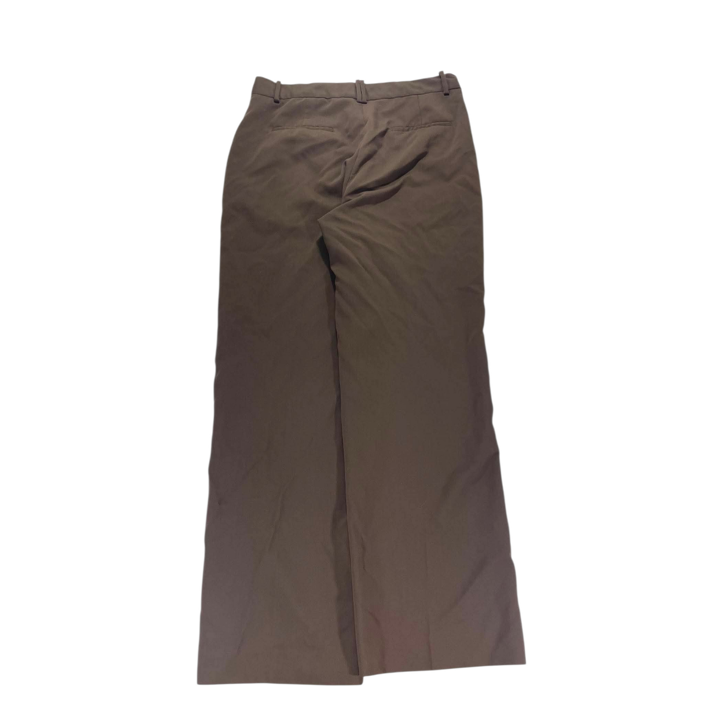 ZARA BROWN WIDE LEG TROUSERS (L)
