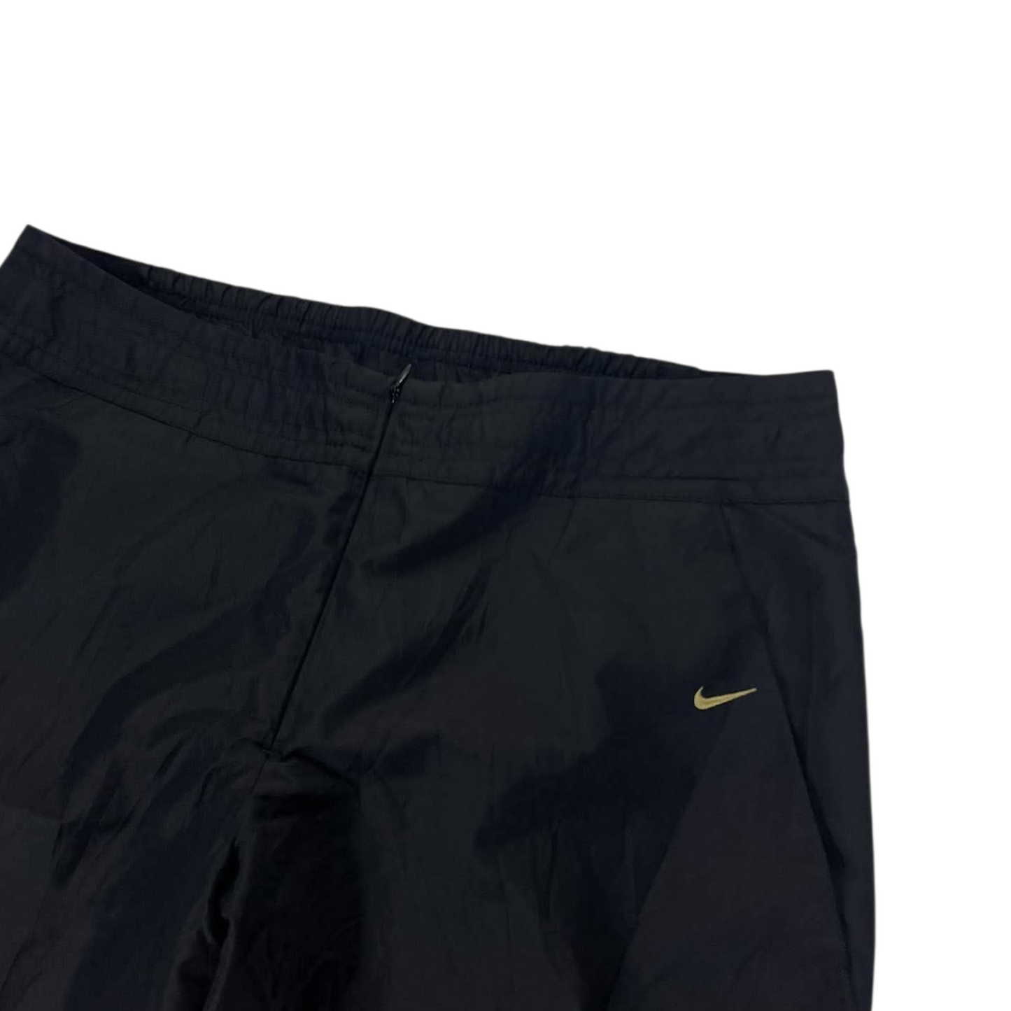 Y2K NIKE BLACK & GREY TRACK PANTS⁵ (M)