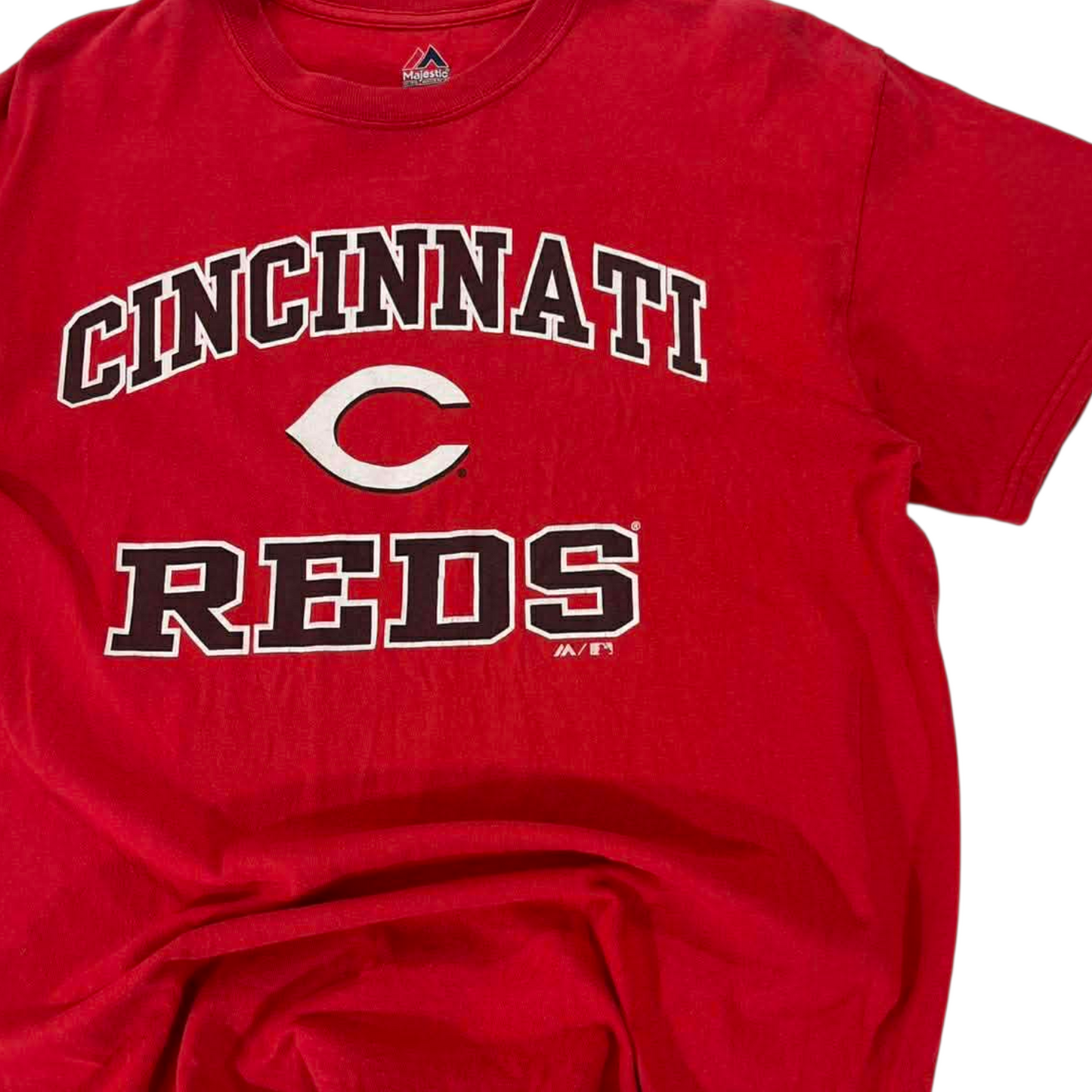 VINTAGE MAJESTIC ATHLETIC CINCINNATI REDS RED T-SHIRT (M)