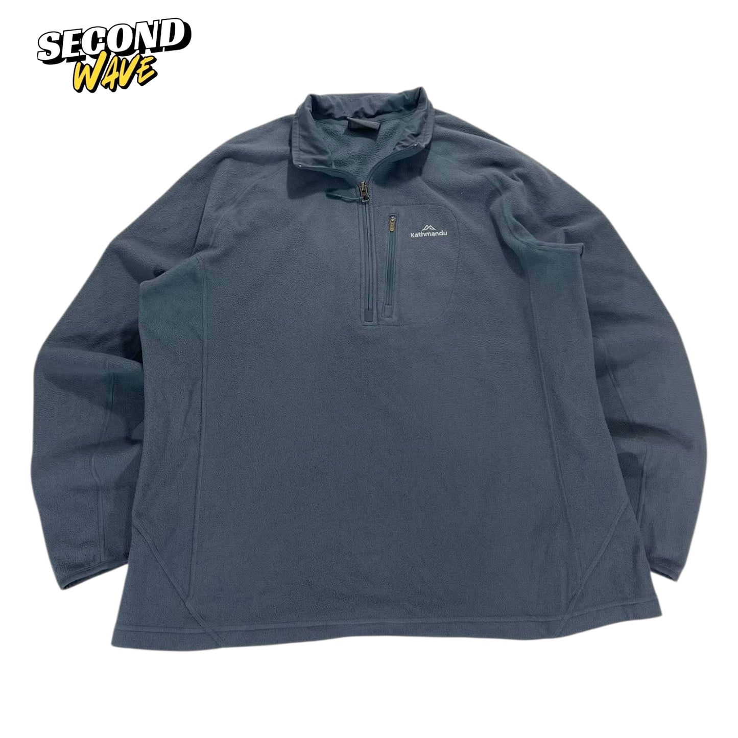 VINTAGE KATHMANDU FLEECE QUARTER ZIP (L)