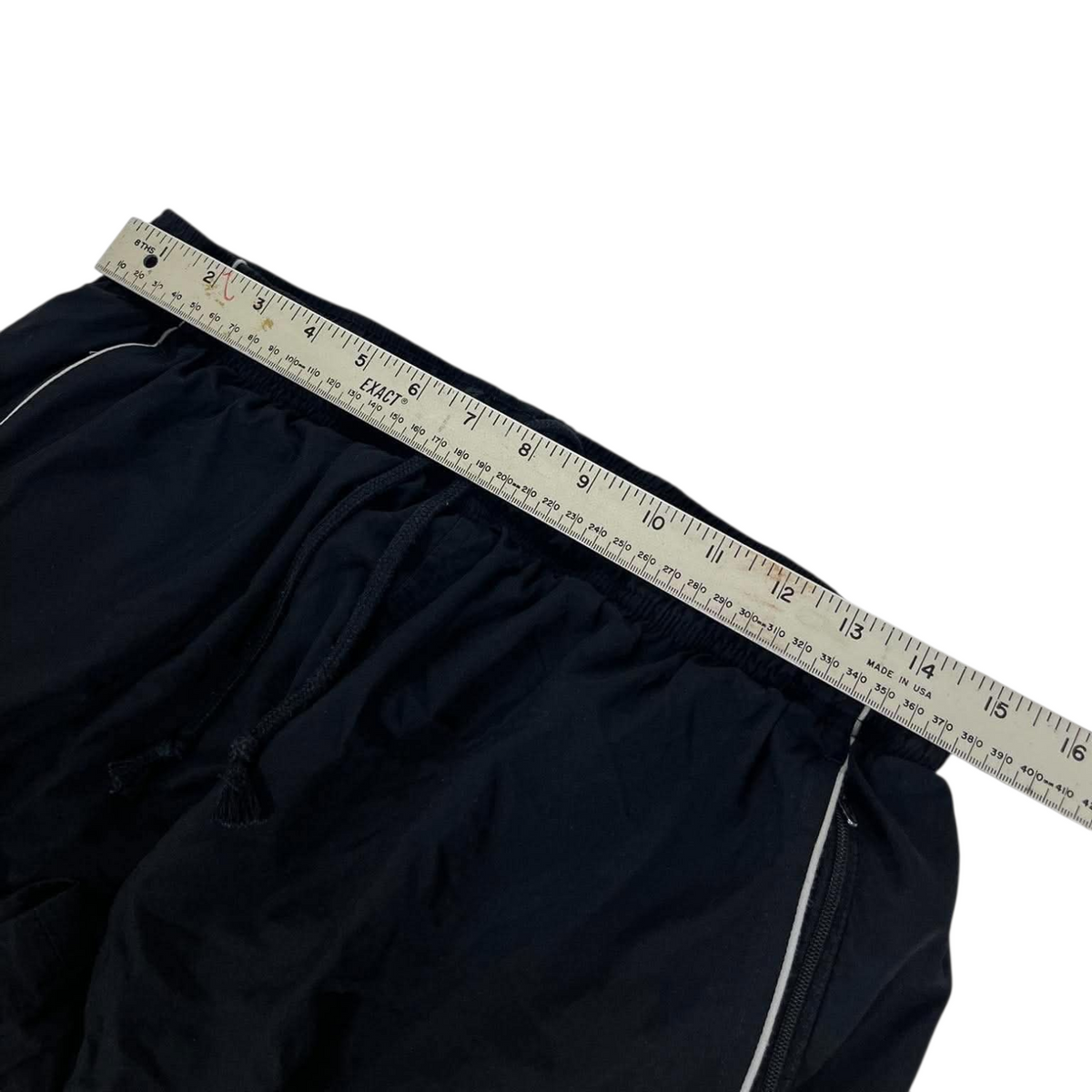 NIKE BLACK & WHITE LINING TRACK PANTS² (BEST FIT L)
