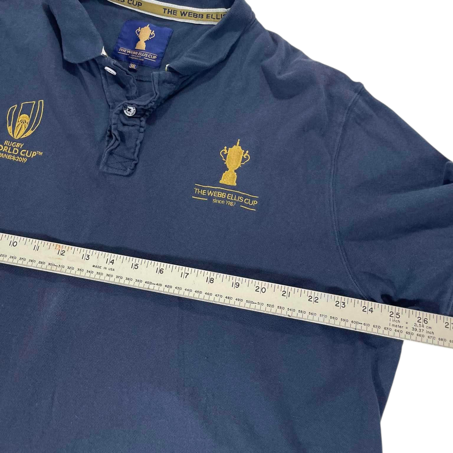 RUGBY WORLD CUP JAPAN 2019 NAVY POLO SHIRT (XL)