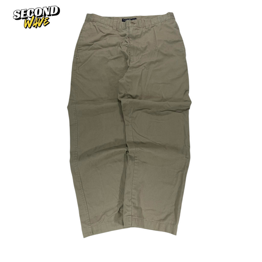 STONERIVER KHAKI BAGGY STRAIGHT LEG (32)