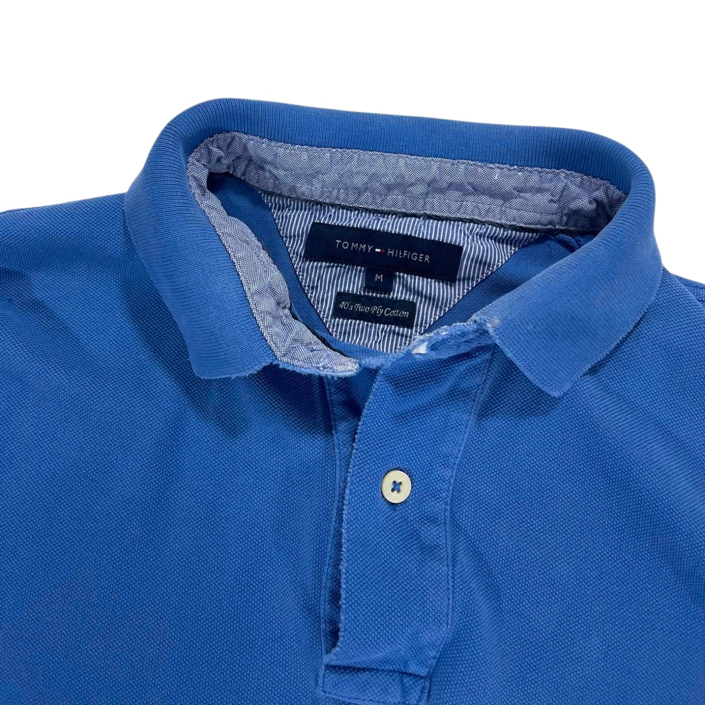TOMMY HILFIGER BLUE POLO SHIRT (M)