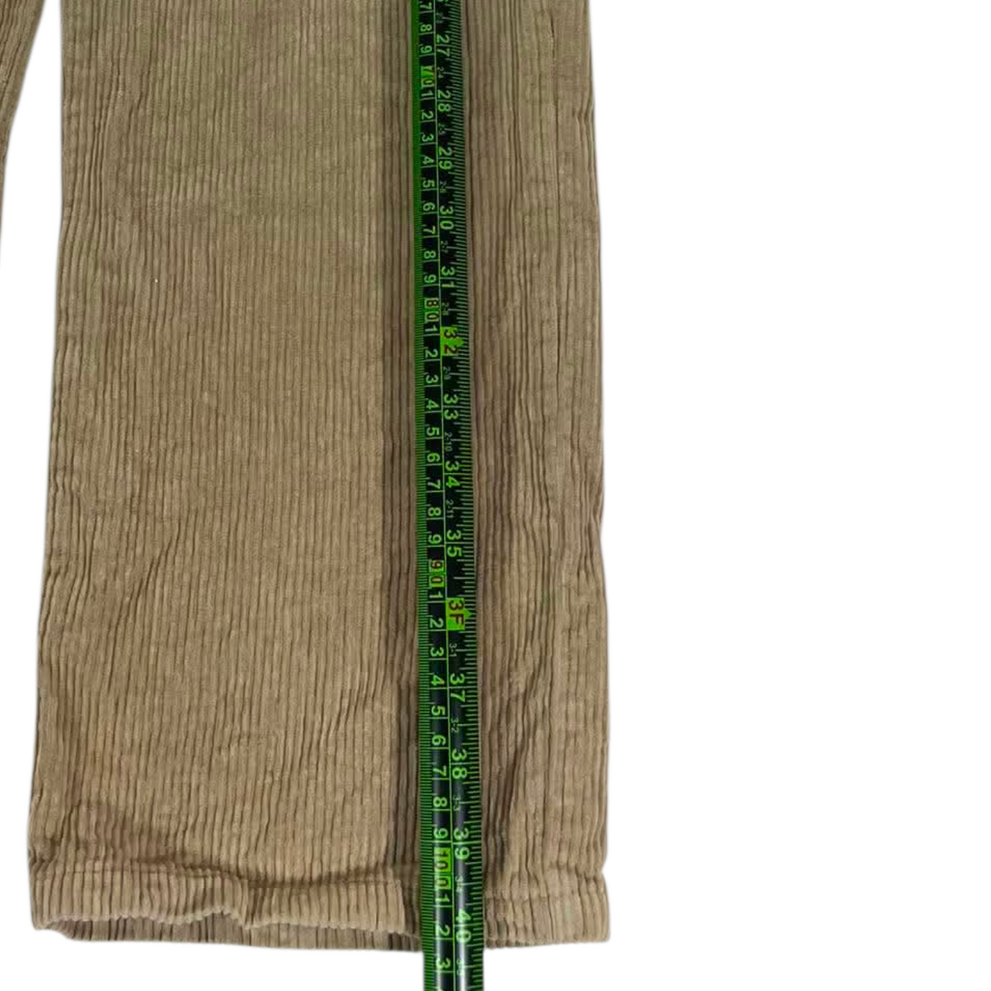 VINTAGE RUSTY BROWN CORDUROY BAGGY TROUSERS (36)