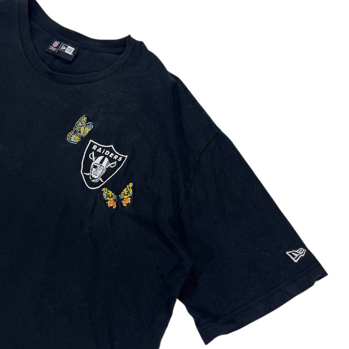 OAKLAND RAIDERS BLACK COTTON T-SHIRT(L)