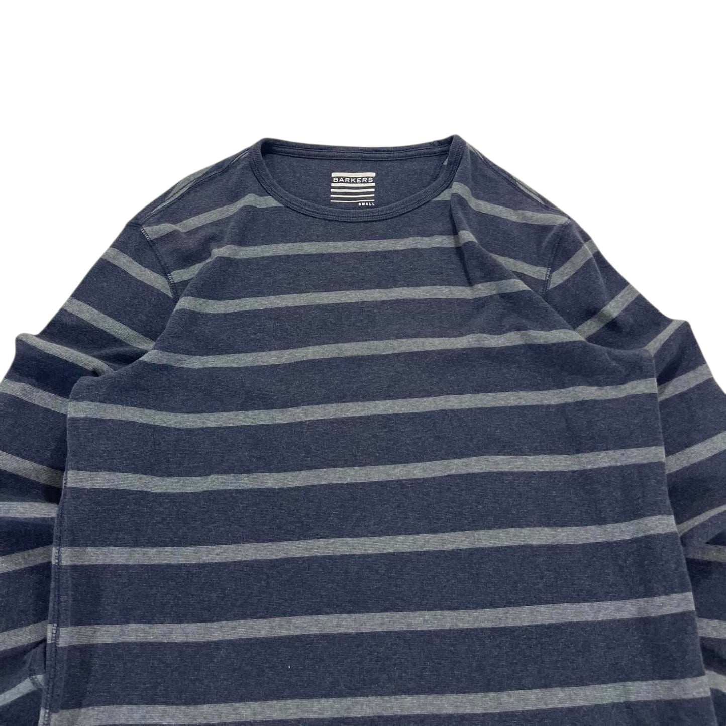 BARKERS NAVY STRIPED LONG SLEEVE (S)