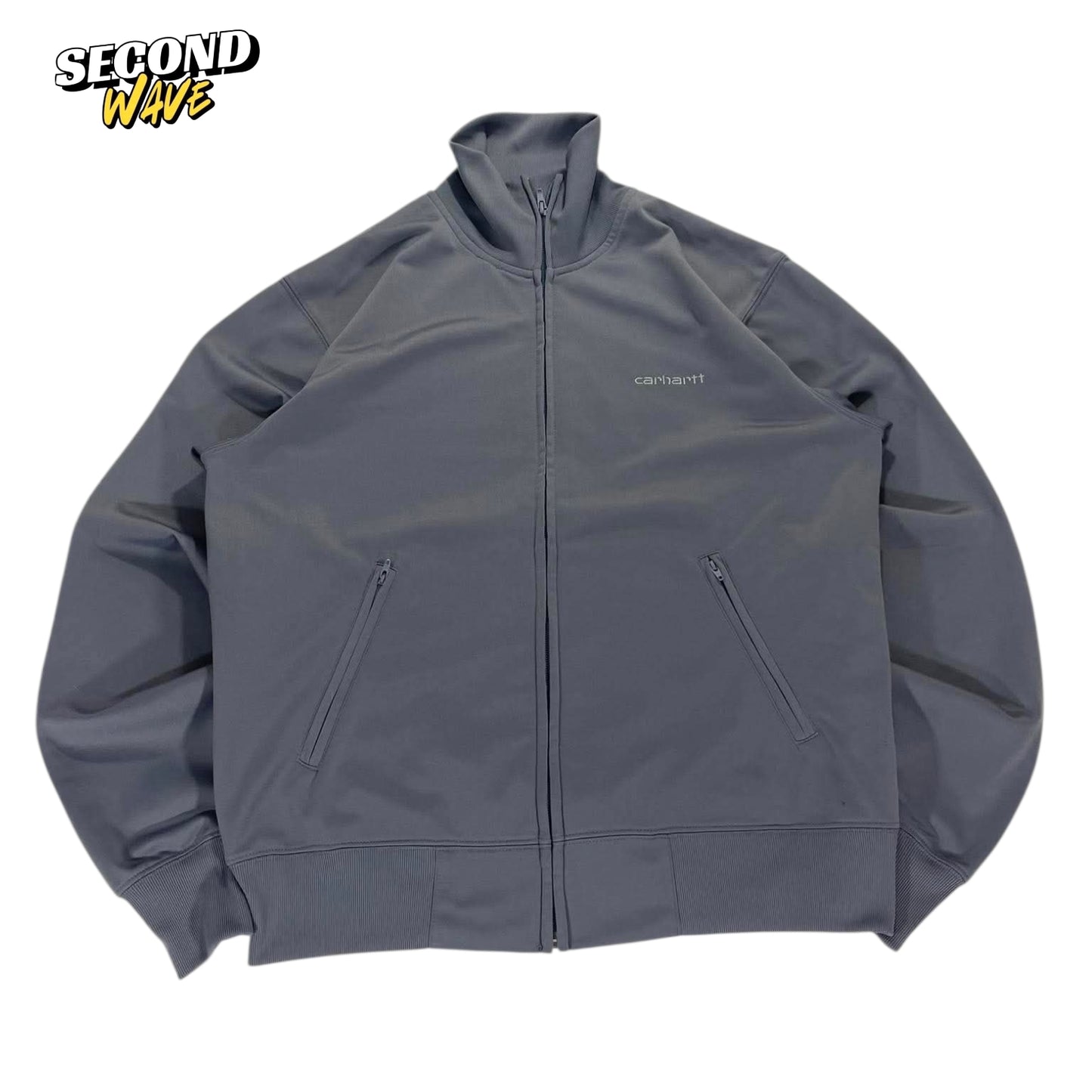 CARHARTT GREY ZIP UP JACKET (L)