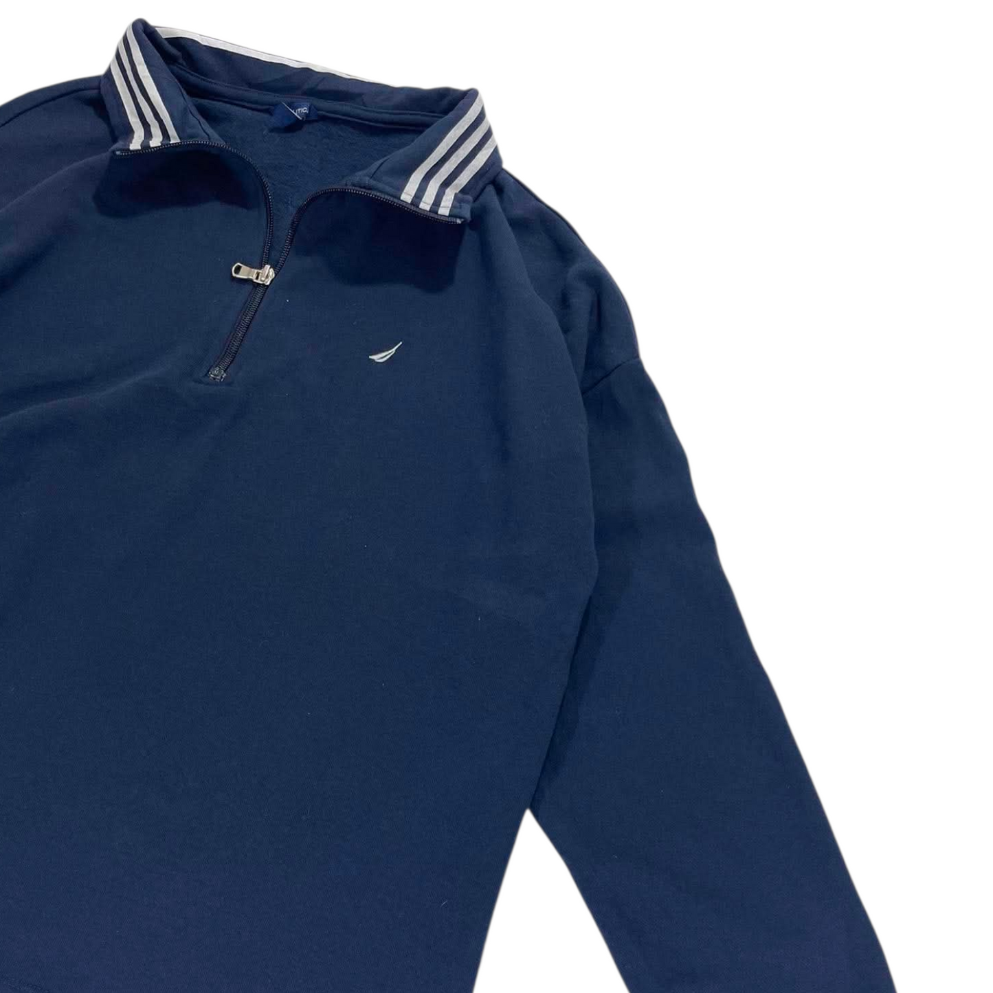 VINTAGE NAUTICA NAVY QUARTER ZIP (XL)
