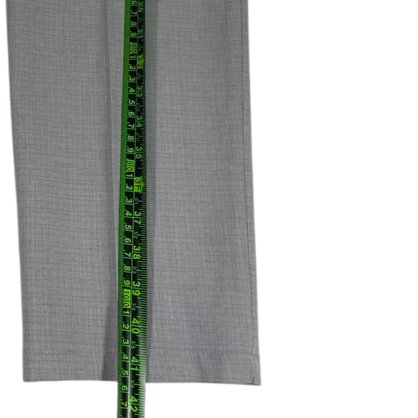 VINTAGE BREAKAWAY BLACK PEPPER GREY WIDE LEG TROUSERS (L)