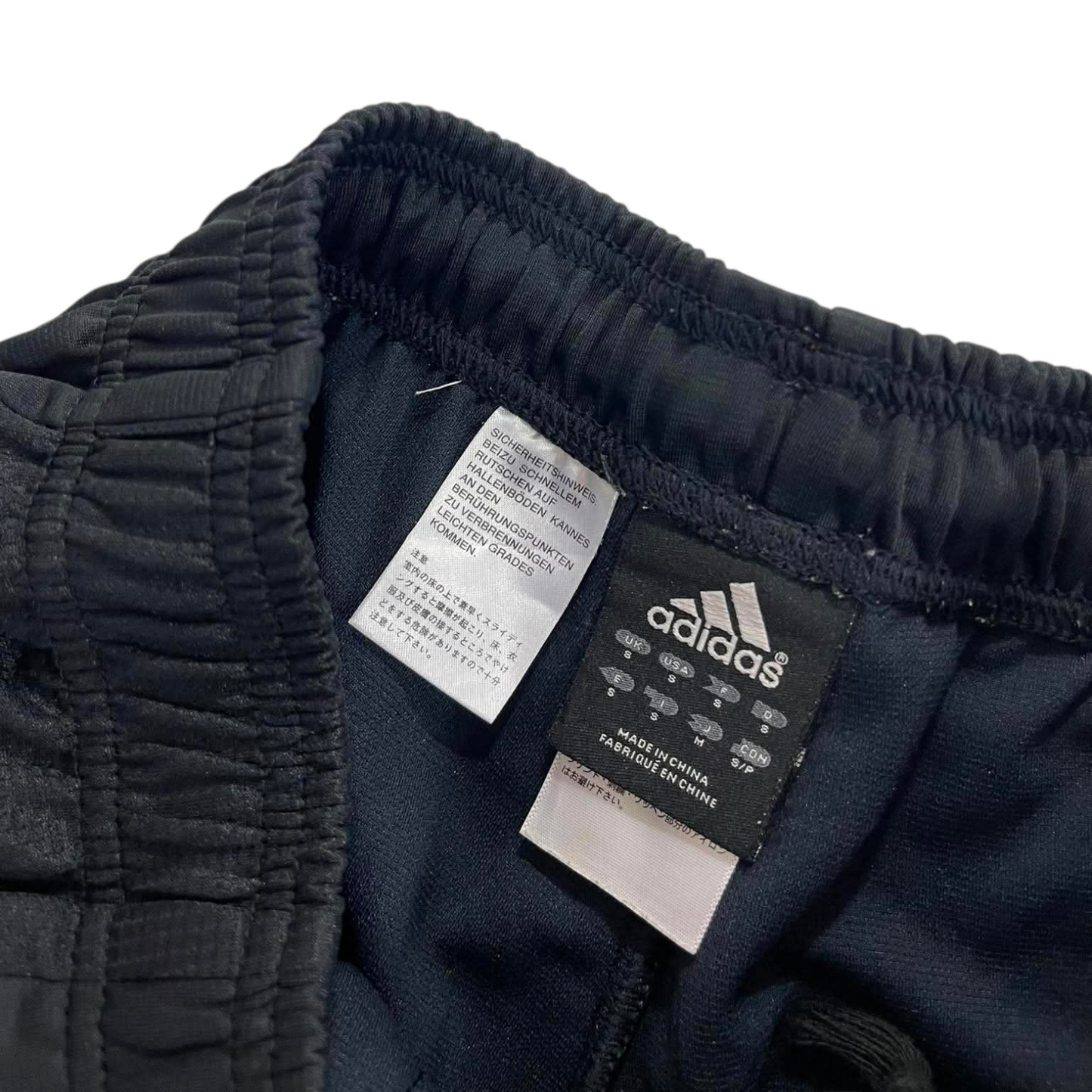 ADIDAS BLACK/YELLOW TRACK PANTS (S-M) ¹⁰