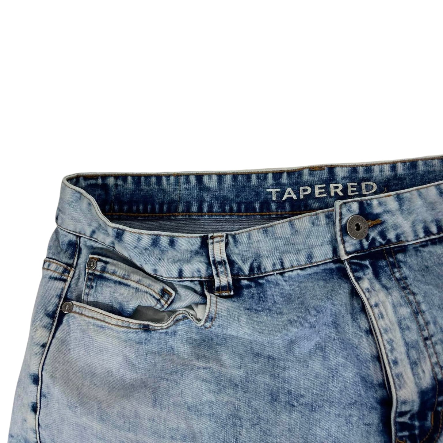 GARAGE BLUE WASH DENIM PANTS (40)