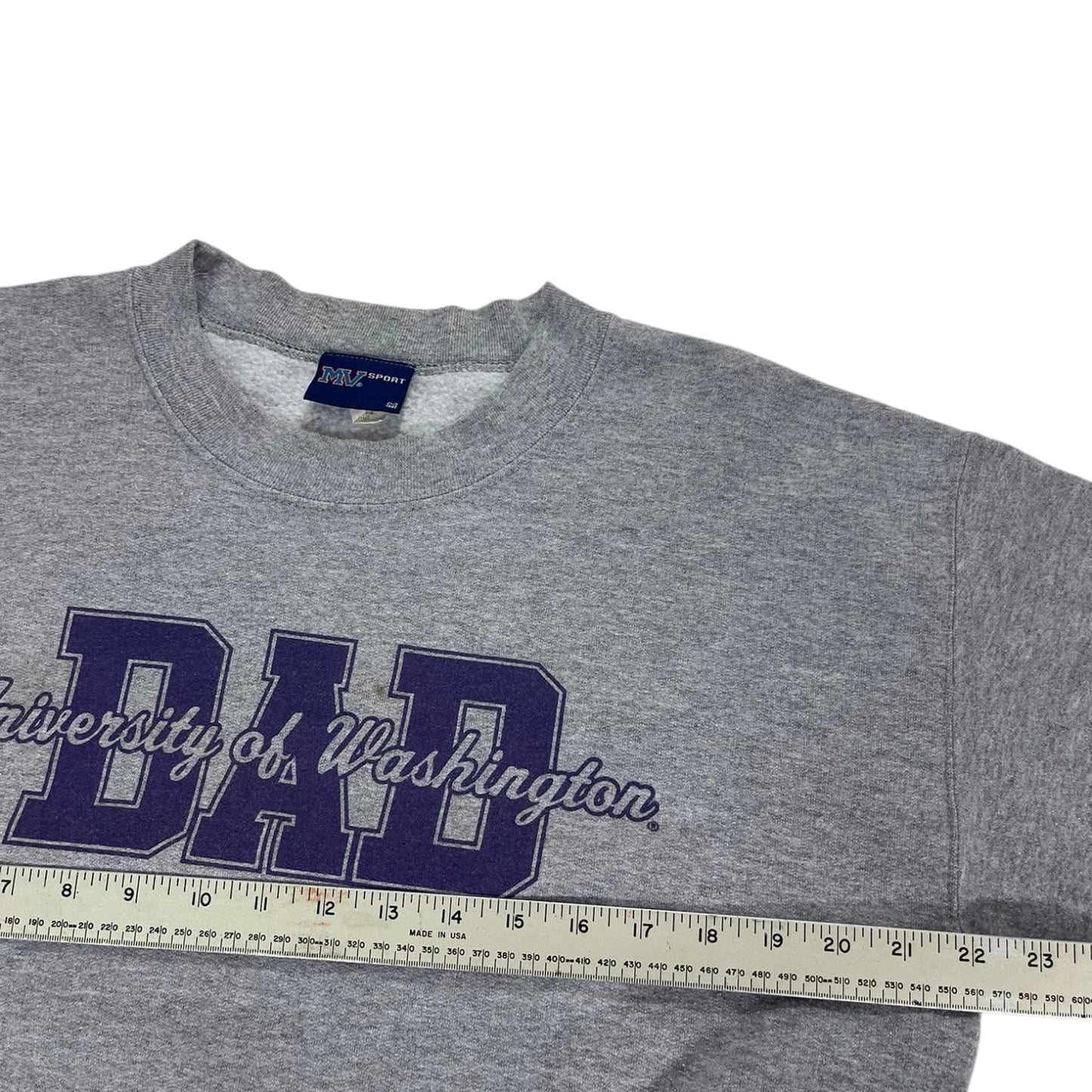 UNIVERSITY OF WASHINGTON GREY CREWNECK (M)