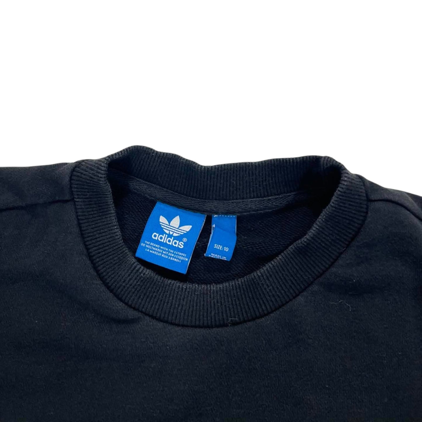 CLASSIC ADIDAS BLACK CREWNECK (L)