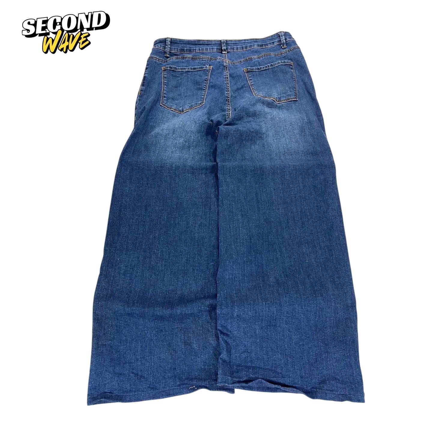 C&B DENIM WIDE LEG JEANS (UK 18)