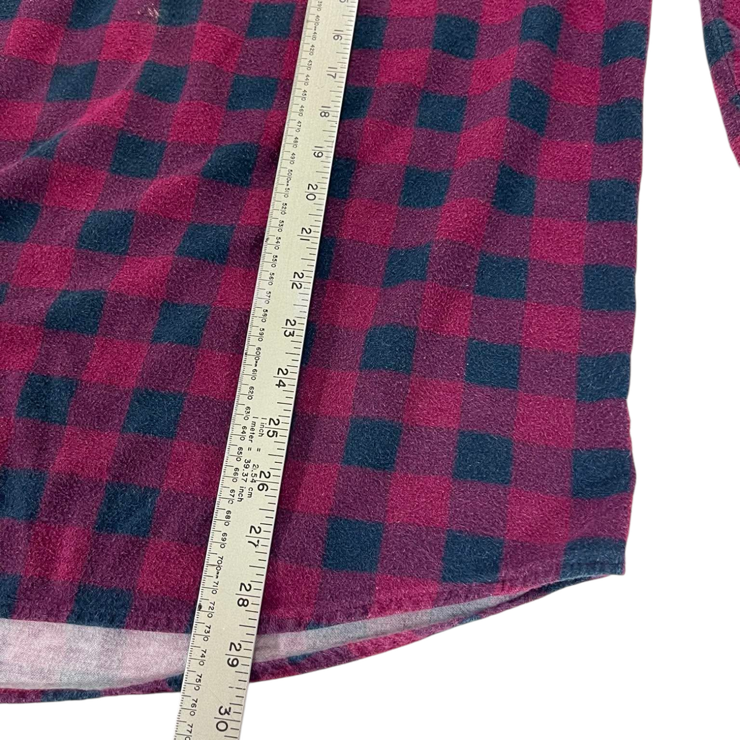 100% COTTON STRONGMAN PLAID BUTTON UP (XL)